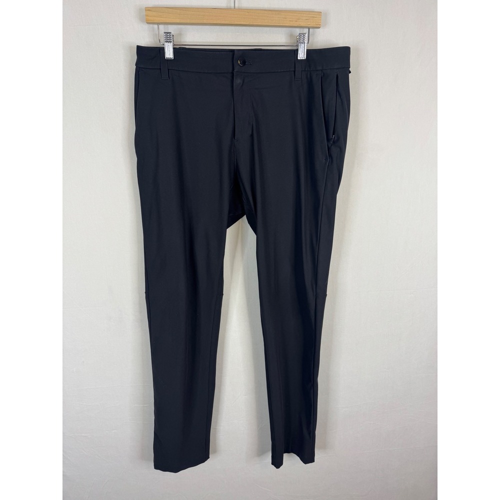 Lululemon Commission Slim-Fit Pant Black Mens Size 33X32‎